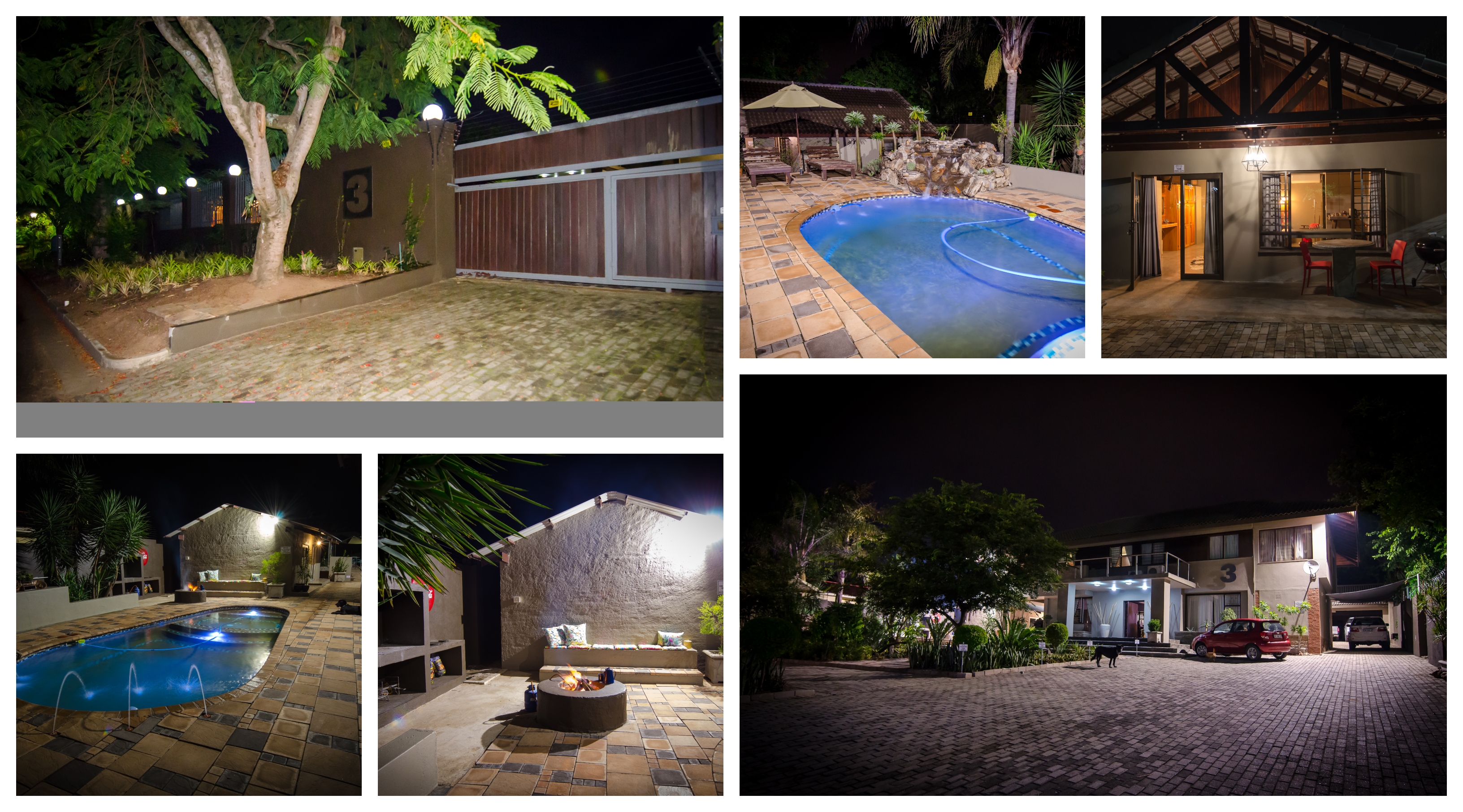 garden night-collage